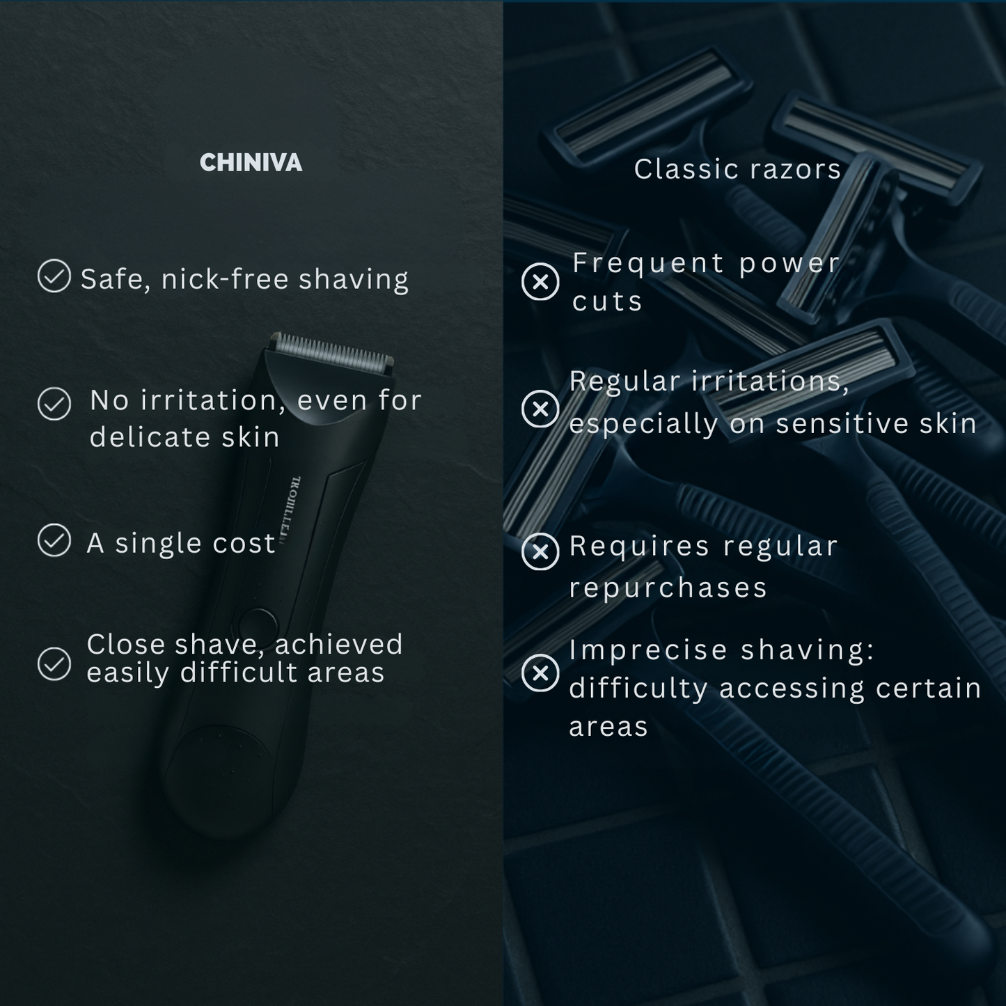 Your ideal ally for a flawless intimate shave