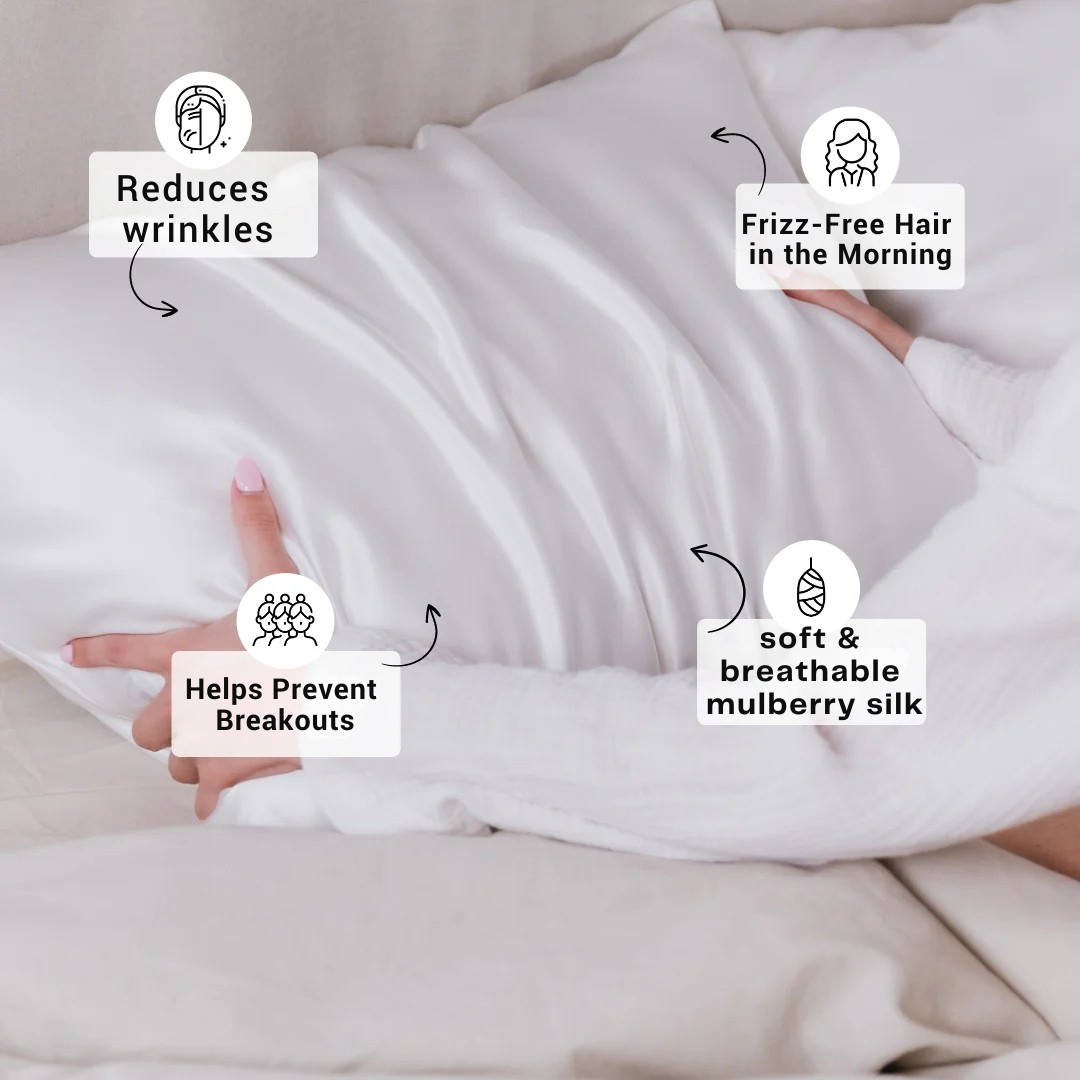 Premium Silk Pillowcase for Hair & Skin