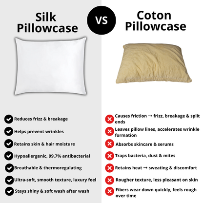 Premium Silk Pillowcase for Hair & Skin