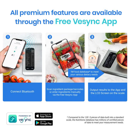 Chiniva® Smart Food Scale