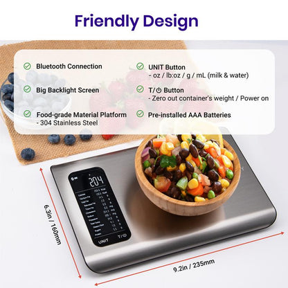 Chiniva® Smart Food Scale
